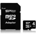 Карта памяти microSD Silicon Power 4 GB+SD adapter class 10 Карта памяти microSD Silicon Power 4 GB+SD adapter class 10
