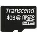 Карта памяти Transcend microSDHC 4 GB card Class 10 Карта памяти Transcend microSDHC 4 GB card Class 10