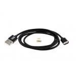 Магнитный кабель SEVEN Systems MC2 Micro-USB, black Магнитный кабель SEVEN Systems MC2 Micro-USB, black