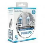 Лампа галогенная Philips H4 WhiteVision +60%, 4300K, 2шт/блистер 12342WHVSM Лампа галогенная Philips H4 WhiteVision +60%, 4300K, 2шт/блистер 12342WHVSM
