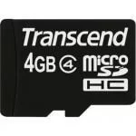 Карта памяти microSDHC Transcend 4 GB Class 4 Карта памяти microSDHC Transcend 4 GB Class 4
