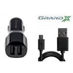 Зарядное устройство Grand-X CH-26BM (2,1A, 12-24V, Black 2USB 5V/2.1A + DC cable USB/Micro USB,1m) Зарядное устройство Grand-X CH-26BM (2,1A, 12-24V, Black 2USB 5V/2.1A + DC cable USB/Micro USB,1m)