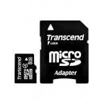 Карта памяти Transcend microSD 8 GB класс 4 + адаптер Карта памяти Transcend microSD 8 GB класс 4 + адаптер