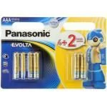 Батарейка Panasonic EVOLTA AAA BLI(4+2) ALKALINE LR03EGE/6B2F 6шт Батарейка Panasonic EVOLTA AAA BLI(4+2) ALKALINE LR03EGE/6B2F 6шт