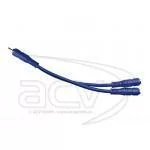 Кабель межблочный (Y) ACV 30.4940-201 (1 папа - 2 мама) blue Кабель межблочный (Y) ACV 30.4940-201 (1 папа - 2 мама) blue