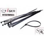 Стяжки Tiger 200мм (100шт) 2,5 мм черные Стяжки Tiger 200мм (100шт) 2,5 мм черные