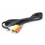 Кабель AV-out GT (jack - 3 тюльпана) Кабель AV-out GT (jack - 3 тюльпана)