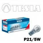 Лампа накаливания Tesla P21/5W (BAY15d) 12V B52201 10шт Лампа накаливания Tesla P21/5W (BAY15d) 12V B52201 10шт