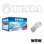 Лампа накаливания Tesla W5W (W2,1*9.5d) 12V B65201 10шт Лампа накаливания Tesla W5W (W2,1*9.5d) 12V B65201 10шт