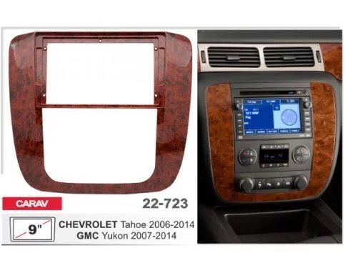 Рамка переходная Carav 22-723 Chevrolet Tahoe, GMC Yukon