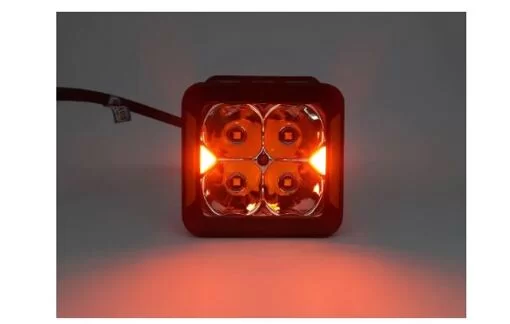 Світлодіодна фара StarLight SL-W0120S квадратна, дальнє світло WHITE + DRL 20W 2400Lm 5700K 12/24V