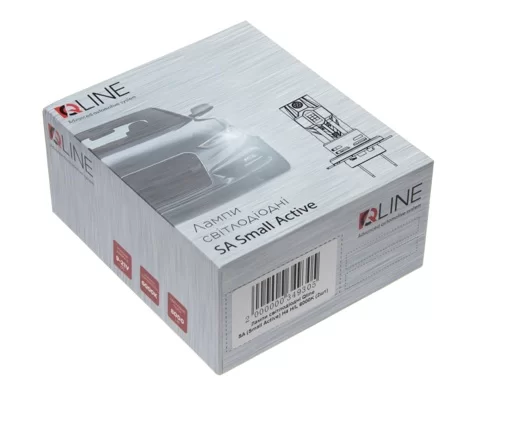 Лампы светодиодные Qline SA (Small Active) H4 H/L 6000K (1шт) УЦЕНКА