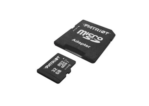 Карта пам'яті Patriot LX Series 32GB Micro SDHC V10, R90, Class 10, UHS-I U1 with SD Adapter