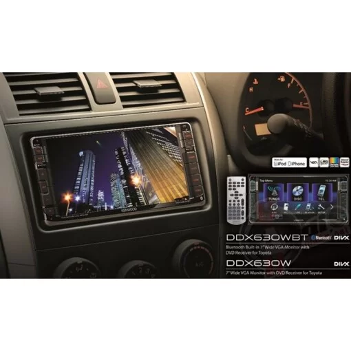 Штатна магнітола Kenwood DDX-630WBTM Toyota/Subaru