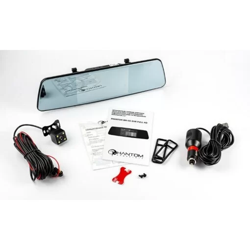 Дзеркало заднього виду з вбудованим відеореєстратором Full HD PHANTOM RM-55 DVR Full HD