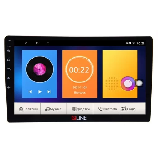 Мультимедийный центр Qline AMR-1021 Android 10 2/16 10' УЦЕНКА
