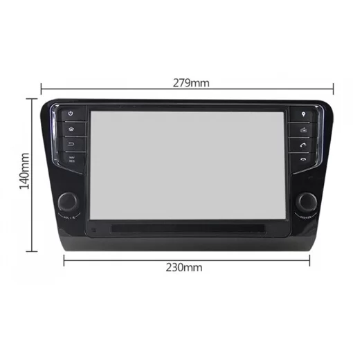 Штатна магнітола Baxster DZT1050 Skoda Octavia A7 9" Android 7.1.2