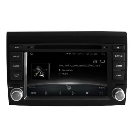 Штатна магнітола Gazer CM5007-198 Fiat Bravo (198) (2007-2015)
