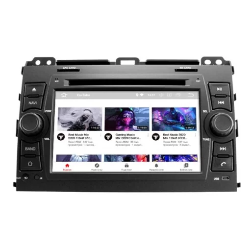 Штатна магнітола Gazer CM6007-TYT Toyota Prado (J120) 2002-2009