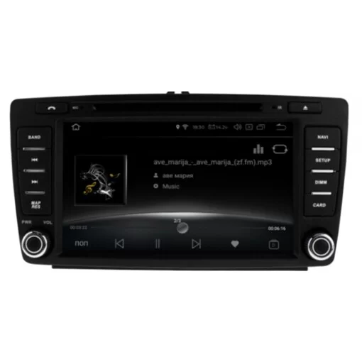 Штатна магнітола Gazer CM6007-1Z3 Skoda Octavia A5 (1Z3), Fabia, Superb, 2005-2012