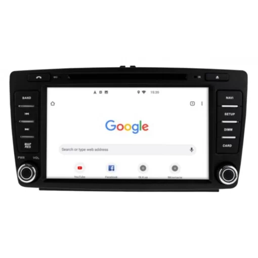 Штатна магнітола Gazer CM6007-1Z3 Skoda Octavia A5 (1Z3), Fabia, Superb, 2005-2012