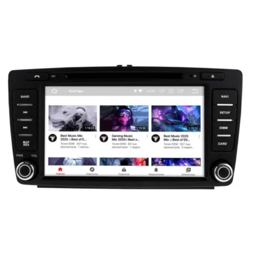 Штатна магнітола Gazer CM6007-1Z3 Skoda Octavia A5 (1Z3), Fabia, Superb, 2005-2012