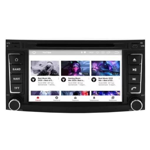 Штатная магнитола Gazer CM6007-7L VW Touareg (7L), 2002-2010