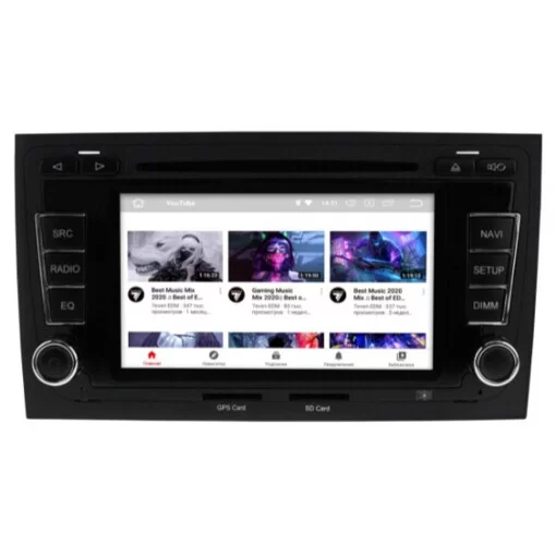 Штатна магнітола Gazer CM6007-8E AUDI A4 (2002-2008)