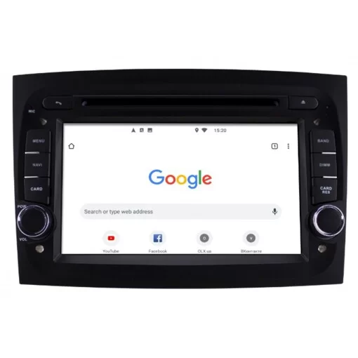 Штатна магнітола Gazer CM6007-263 Fiat Doblo (263) (2015-2017)