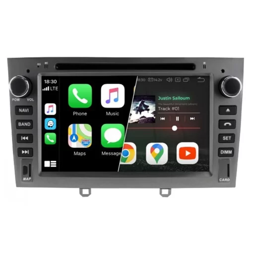 Штатная магнитола Gazer CM6007-408W Peugeot 408 (2010-2013)