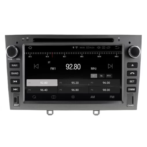 Штатная магнитола Gazer CM6007-408W Peugeot 408 (2010-2013)