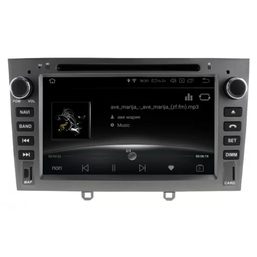 Штатная магнитола Gazer CM6007-408W Peugeot 408 (2010-2013)