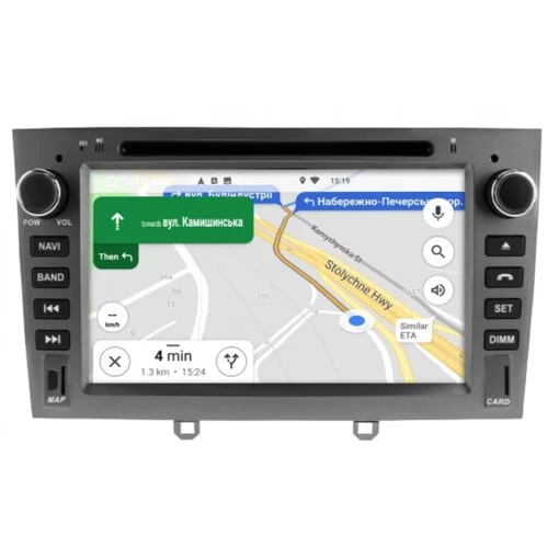 Штатная магнитола Gazer CM6007-408W Peugeot 408 (2010-2013)