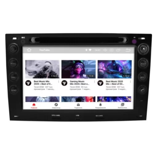 Штатна магнітола Gazer CM6007-BMO Renault Megane (BMO) (2002-2009)