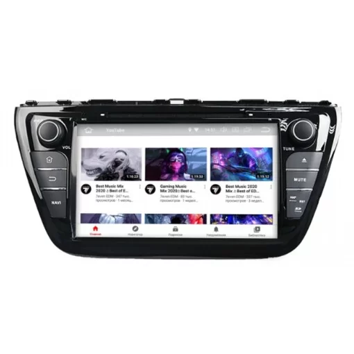 Штатная магнитола Gazer CM6008-JY Suzuki SX-4 (JY) (2013-2016)