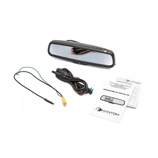 Зеркало заднего вида со встроенным Full HD видеорегистратором PHANTOM RMS-431 DVR Full HD