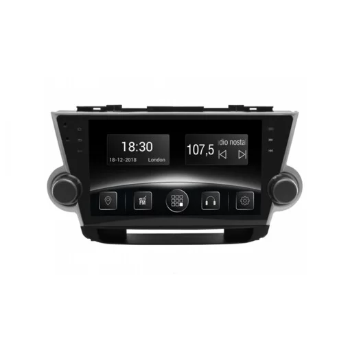 Штатна магнітола Gazer CM6510-XU40 Toyota Highlander (XU40), 2008-2015