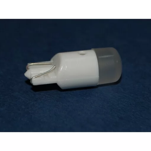 Габарит T10 1W, W2, 1x9, 5d WHITE 12V матовий