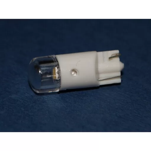 Габарит T10 1W, W2, 1x9, 5d WHITE 12V прозорий