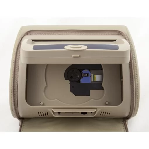 Підголовник з монітором та DVD-програвачем KLYDE Ultra 747 HD Beige (бежевий)