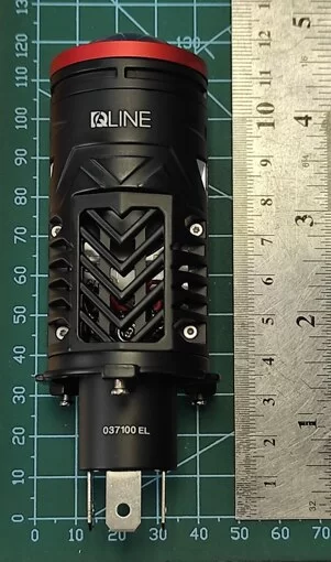 Лампы-линзы светодиодные Qline Alpha H4 Projector МАХ  6000K (2шт)