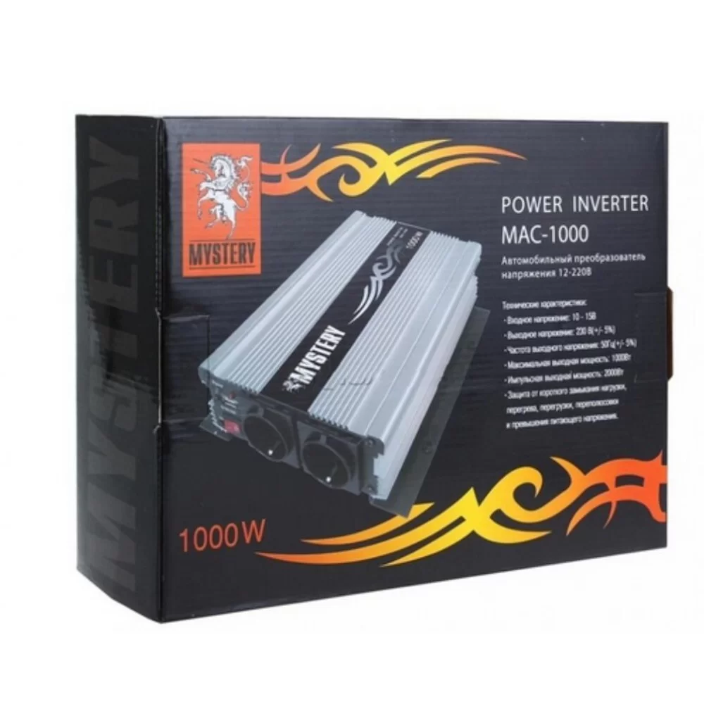 Инвертор Автомобильный 12 220v Мистери Купить