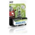 Лампа галогенная Philips H1 LongLife EcoVision, 1шт/блистер 12258LLECOB1 Лампа галогенная Philips H1 LongLife EcoVision, 1шт/блистер 12258LLECOB1