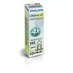 Лампа галогенная Philips H3 LongLife EcoVision, 1шт/картон 12336LLECOC1 Лампа галогенная Philips H3 LongLife EcoVision, 1шт/картон 12336LLECOC1
