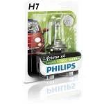 Лампа галогенная Philips H7 LongLife EcoVision, 1шт/блистер 12972LLECOB1 Лампа галогенная Philips H7 LongLife EcoVision, 1шт/блистер 12972LLECOB1