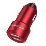 Зарядное устройство RAVPower 24W 4.8A with iSmart 2.0 Charging Tech красный (RP-VC006RD) Зарядное устройство RAVPower 24W 4.8A with iSmart 2.0 Charging Tech красный (RP-VC006RD)