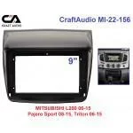 Рамка переходная CraftAudio MI-22-156 MITSUBISHI L200 06-15 / Pajero Sport 08-15 / Triton 06-15 9" Рамка переходная CraftAudio MI-22-156 MITSUBISHI L200 06-15 / Pajero Sport 08-15 / Triton 06-15 9"