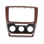 Рамка переходная AWM 781-08-103 Skoda Octavia 2008-2013 (Manual Air-Cond) Wooden Рамка переходная AWM 781-08-103 Skoda Octavia 2008-2013 (Manual Air-Cond) Wooden