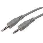 Кабель AUX AWM 110-06 Jack 3.5mm 1 м серый Кабель AUX AWM 110-06 Jack 3.5mm 1 м серый