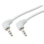 Кабель AUX AWM 110-10 Jack 3.5mm 0,5 м белый Кабель AUX AWM 110-10 Jack 3.5mm 0,5 м белый